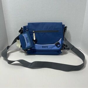 ROOTS crossbody bag and matching wallet NWT